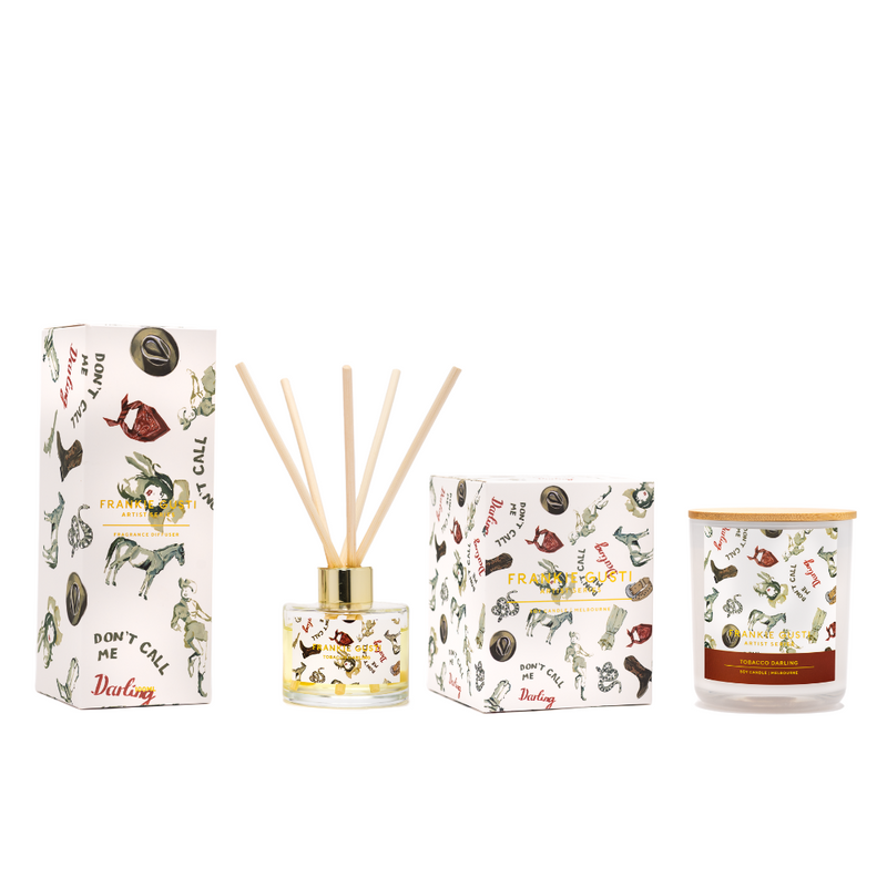 ARTIST SERIES CANDLE + DIFFUSER SET | TOBACCO DARLING